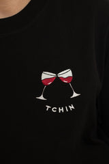 TEE-SHIRT NOIR TCHIN