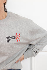 SWEAT GRIS PISTOLET