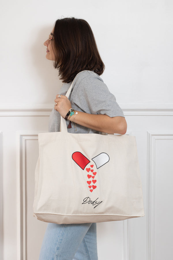 Tote Bag grand format "GELULE"