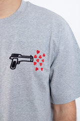 TEE-SHIRT GRIS PISTOLET
