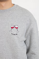 SWEAT GRIS TCHIN