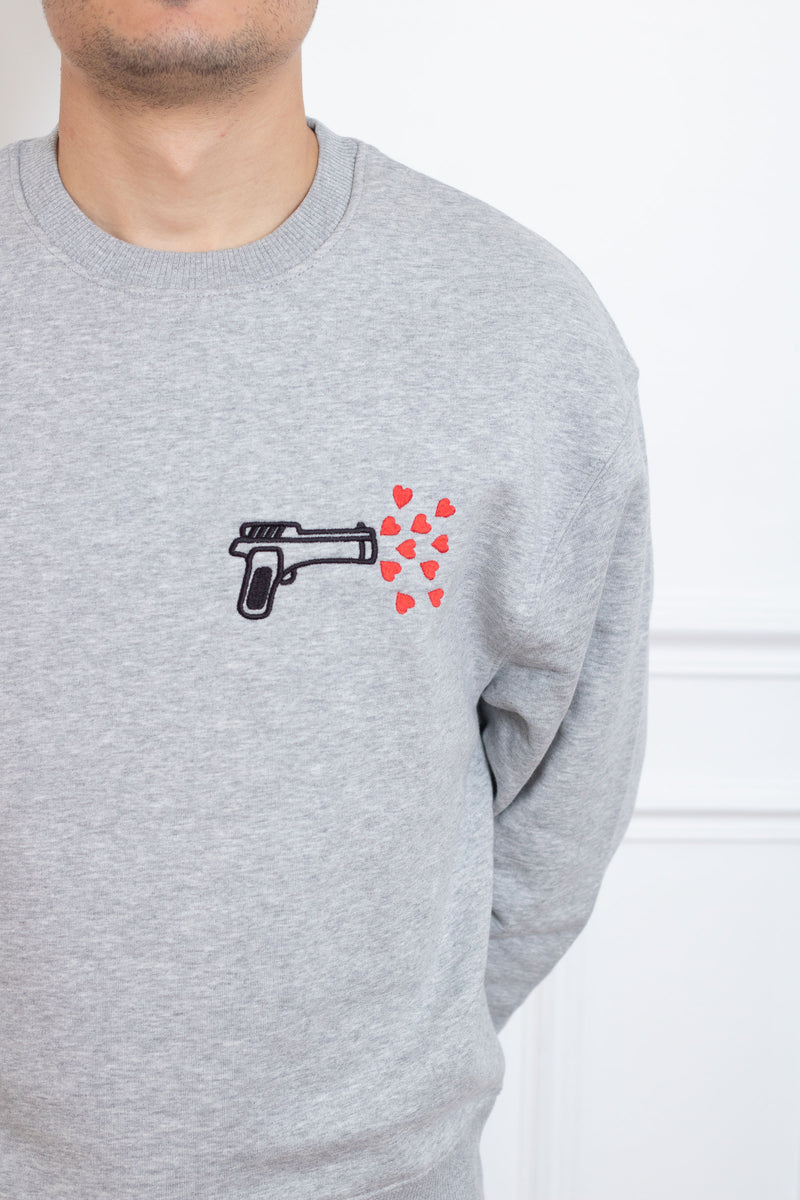 SWEAT GRIS PISTOLET