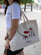Tote Bag grand format "LEVRES"