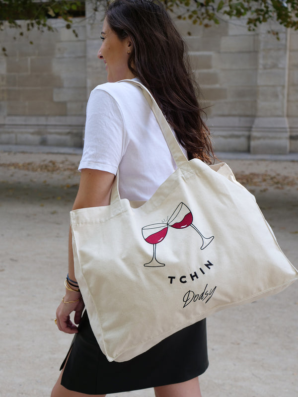 Tote Bag grand format "TCHIN"