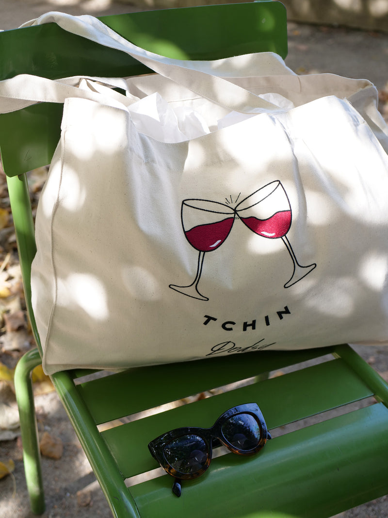 Tote Bag grand format "TCHIN"