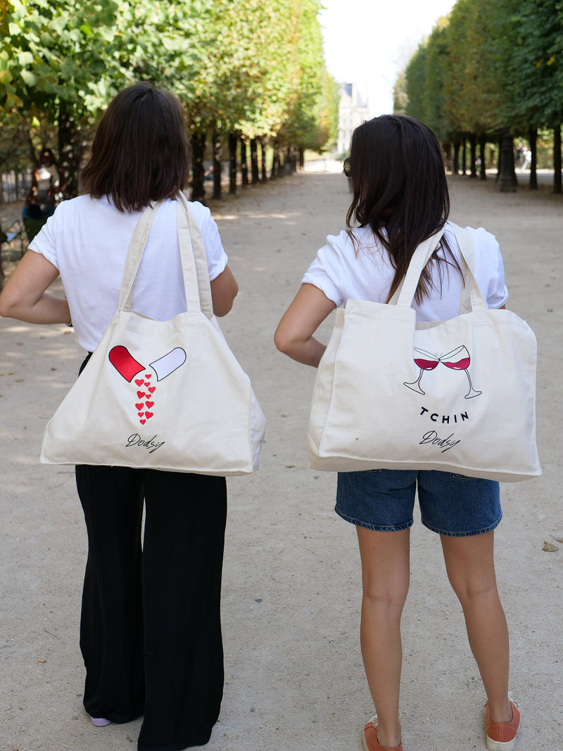 Tote Bag grand format "GELULE"
