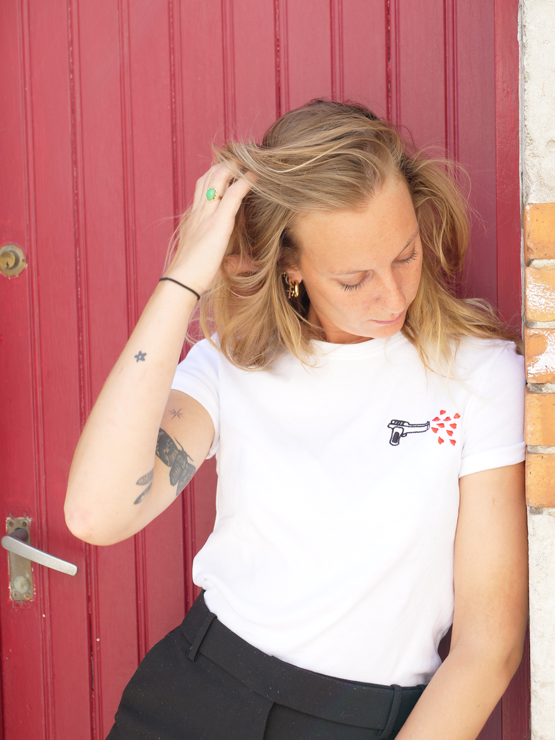 TEE-SHIRT BLANC BANG BANG